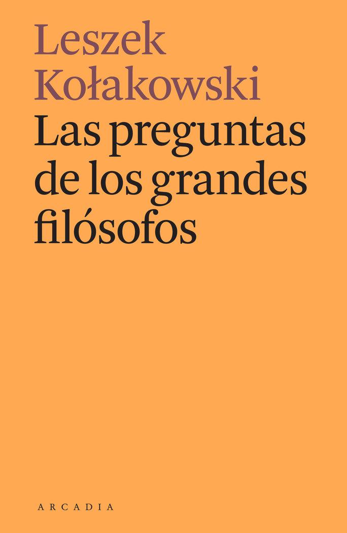 Vorderes Coverbild Las preguntas de los grandes filósofos