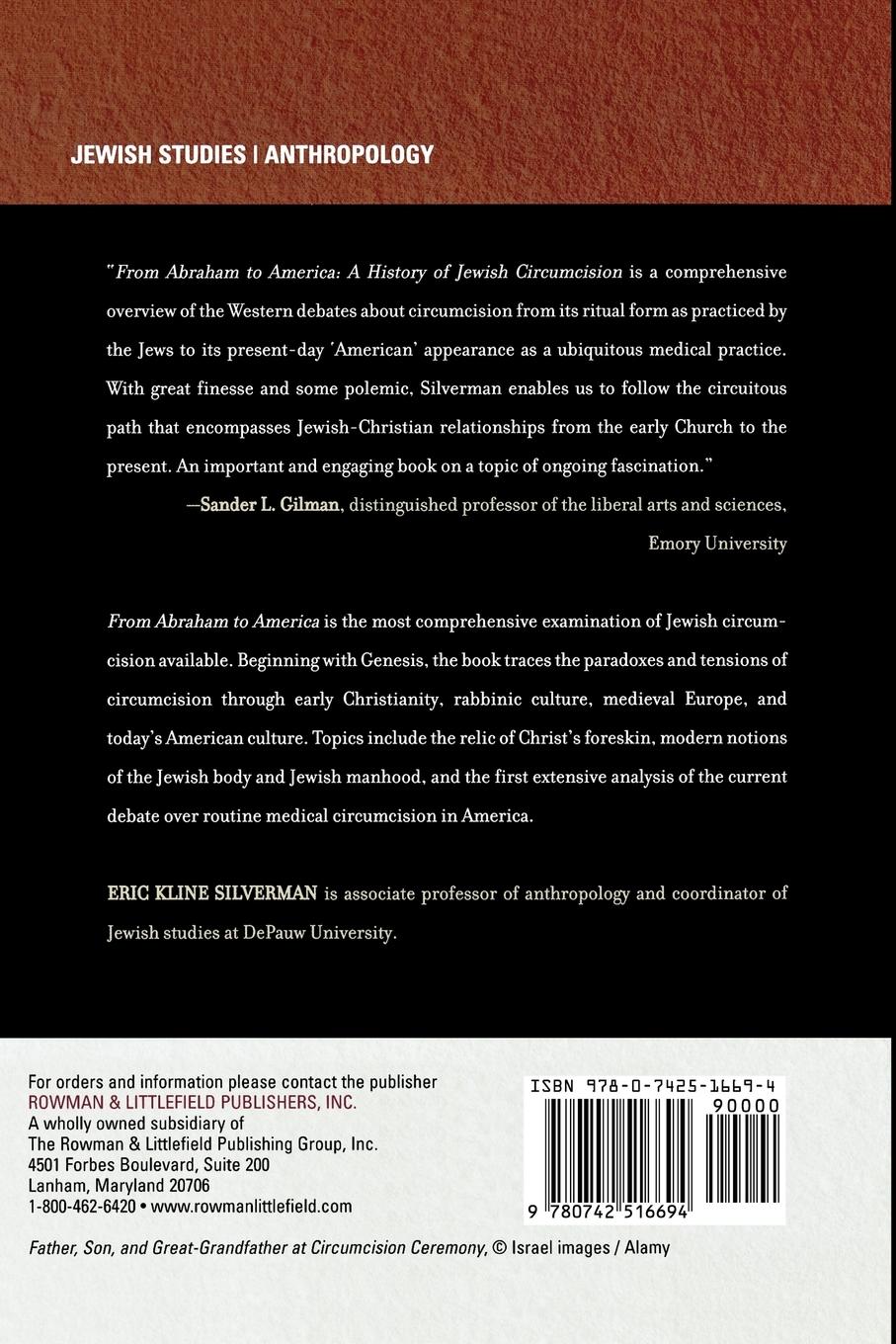 Rückseitencover From Abraham to America