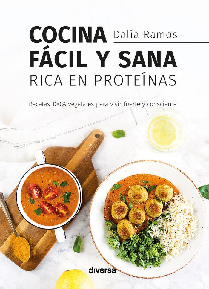 Vorderes Coverbild Cocina fácil y sana rica en proteínas