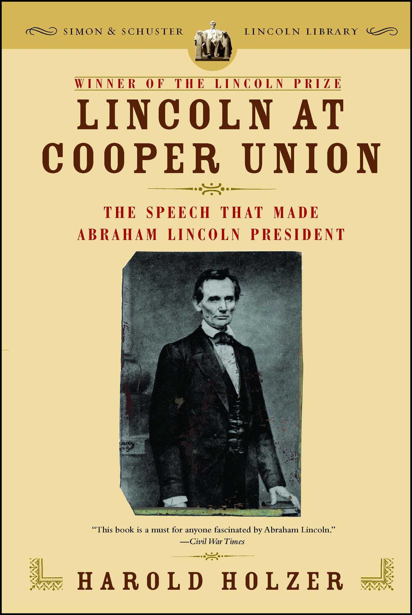 Vorderes Coverbild Lincoln at Cooper Union