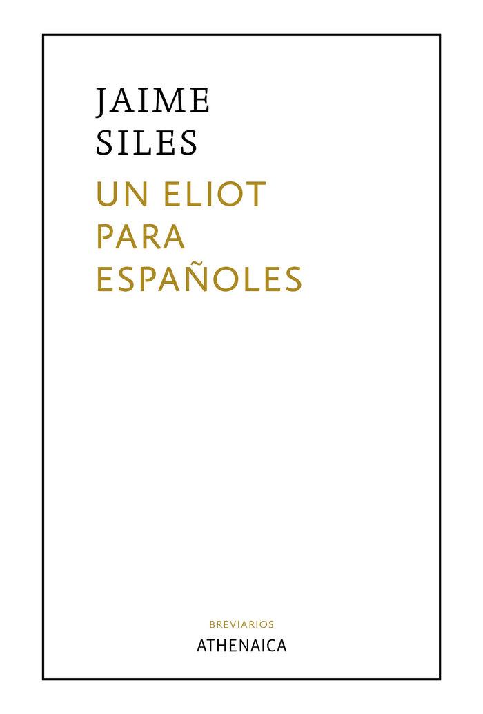 Vorderes Coverbild Un Eliot para españoles