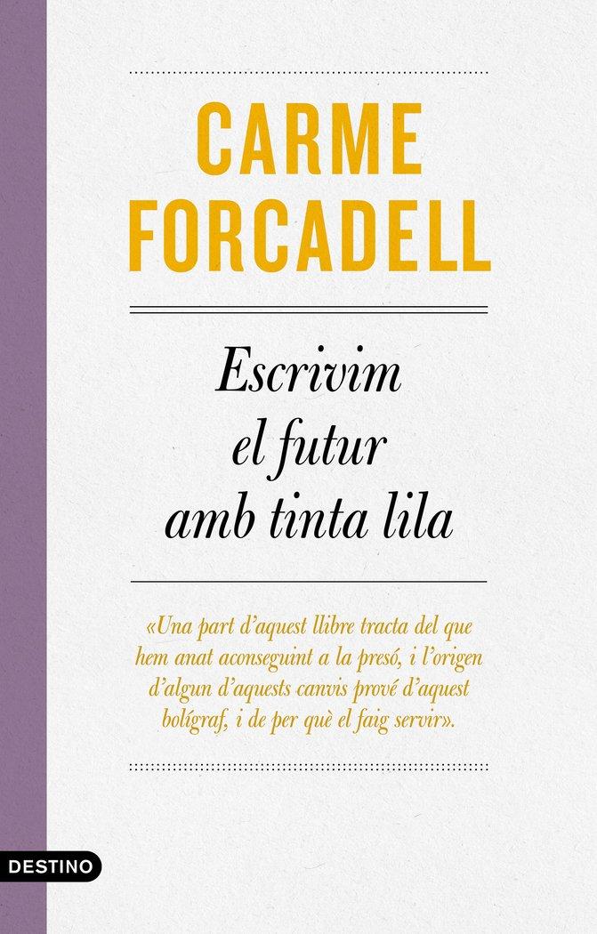 Vorderes Coverbild Escrivim el futur amb tinta lila