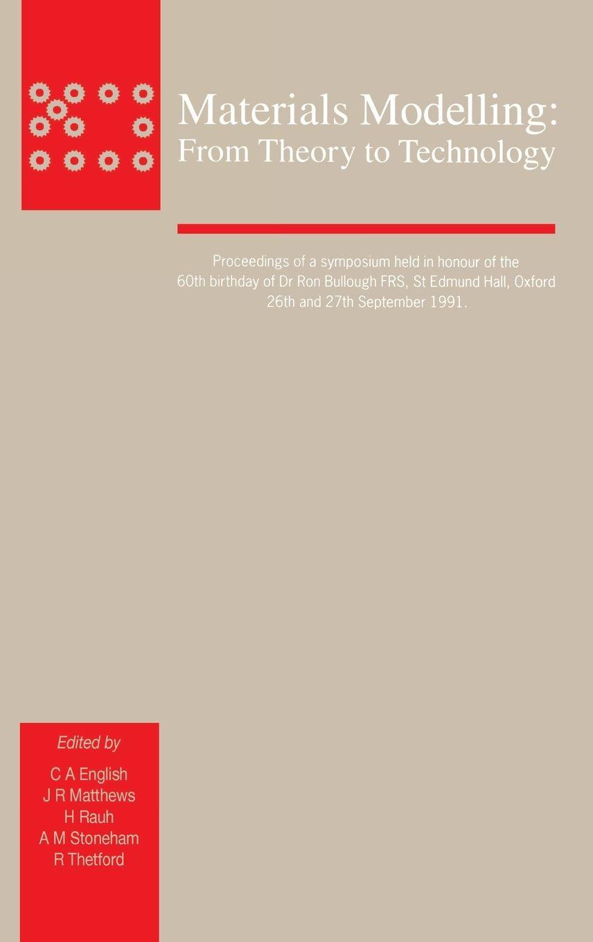 Vorderes Coverbild Materials Modelling