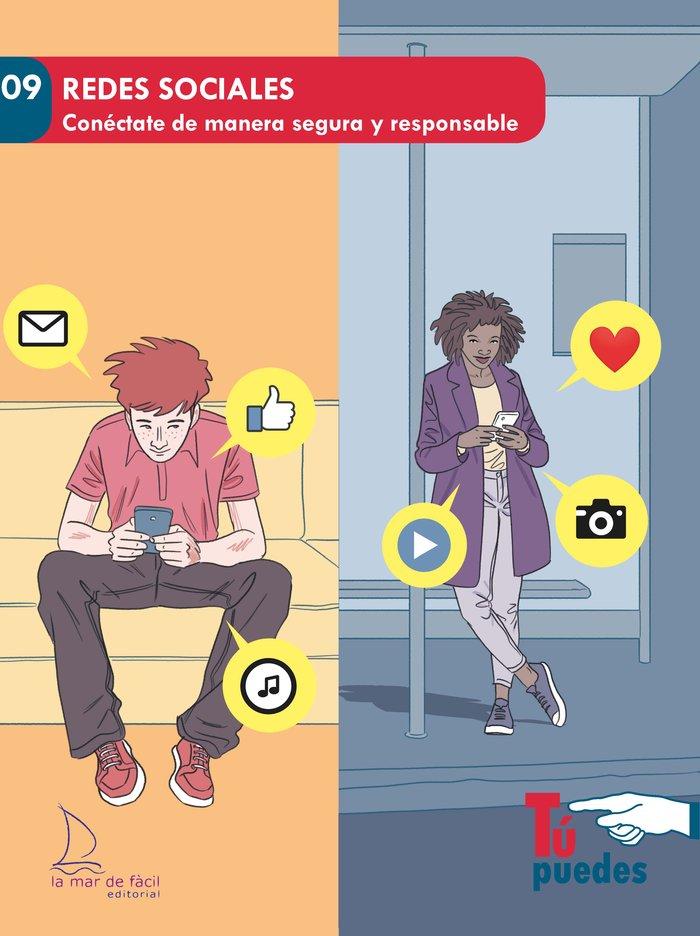 Vorderes Coverbild Redes sociales : conéctate de manera segura y responsable