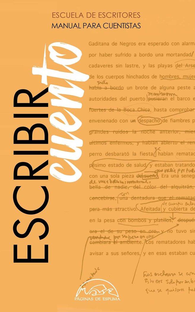 Vorderes Coverbild Escribir Cuento. Manual Para Cuentistas