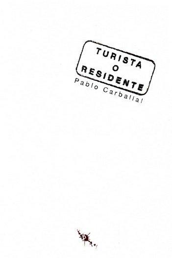 Vorderes Coverbild Turista o residente