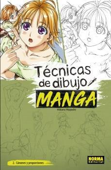 Vorderes Coverbild Técnicas de dibujo manga 2 : cánones y proporciones