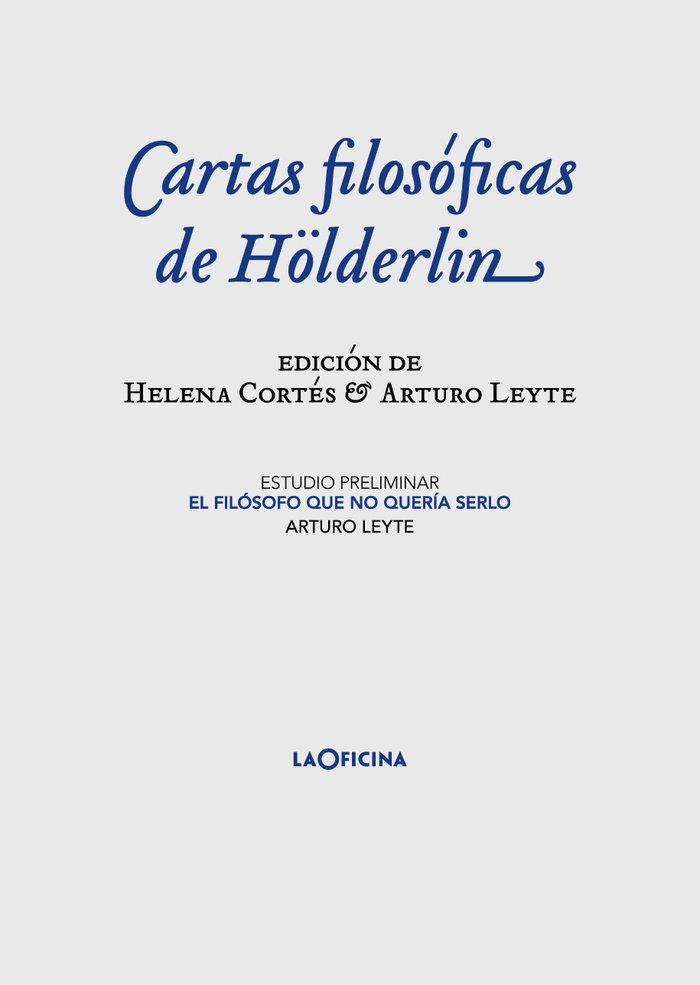 Vorderes Coverbild Cartas filosóficas
