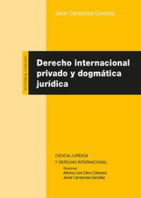 Vorderes Coverbild Derecho internacional privado y dogmática jurídica