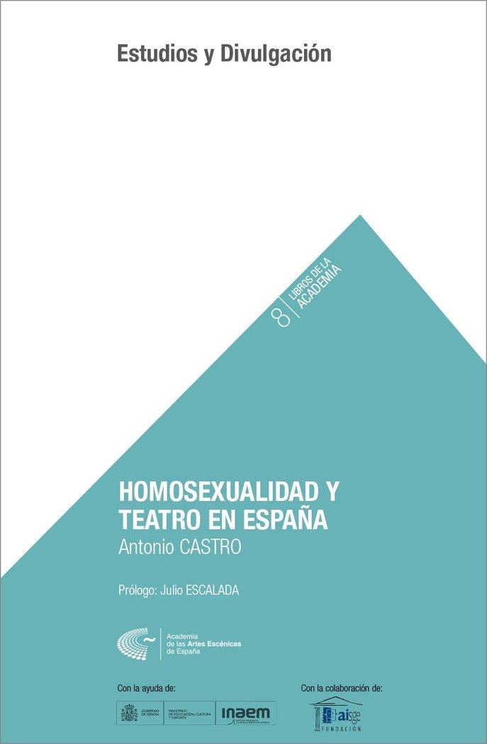 Vorderes Coverbild Homosexualidad y teatro en España
