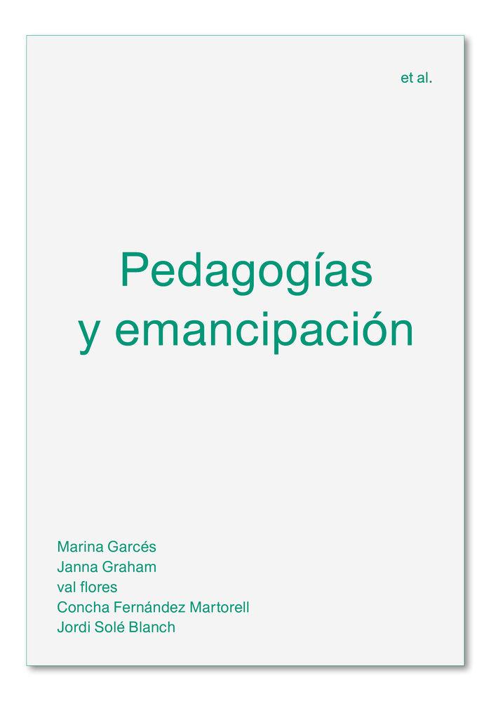 Vorderes Coverbild Pedagogías y emancipación