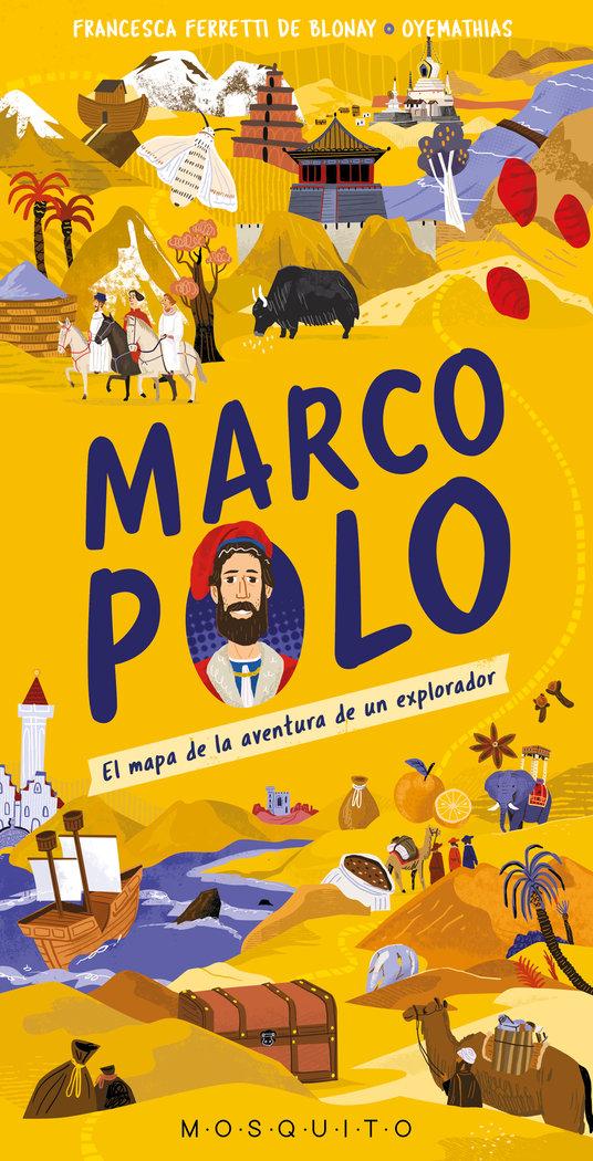 Vorderes Coverbild Marco Polo : el mapa de la aventura de un explorador
