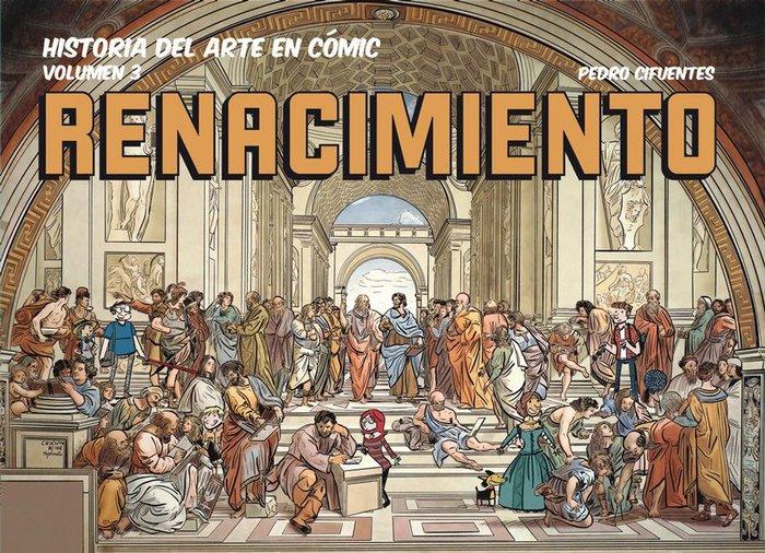 Vorderes Coverbild Historia del arte en cómic : el Renacimiento