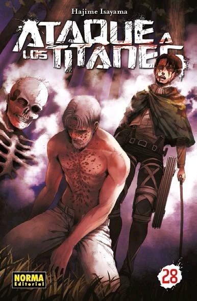 Vorderes Coverbild Ataque a los titanes 28