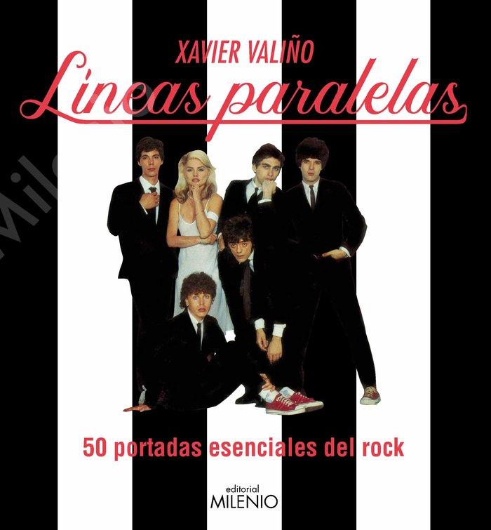 Vorderes Coverbild Líneas paralelas : 50 portadas esenciales del rock