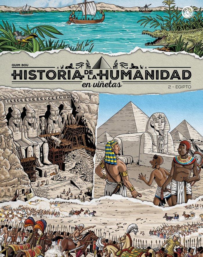 Vorderes Coverbild Historia de la humanidad en viñetas - 2. Egipto