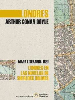 Vorderes Coverbild Londres en las novelas de Sherlock Holmes : mapa literario 1891