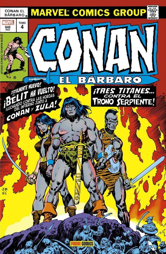 Vorderes Coverbild CONAN EL BÁRBARO: LA ETAPA MARVEL ORIGINAL 04