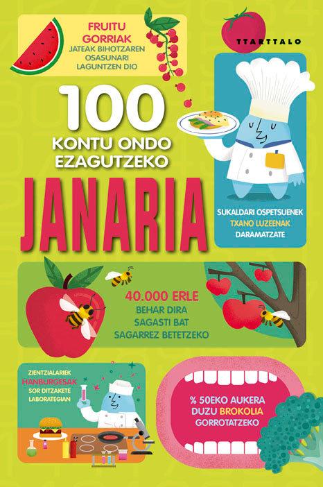 Vorderes Coverbild 100 kontu ondo ezagutzeko janaria