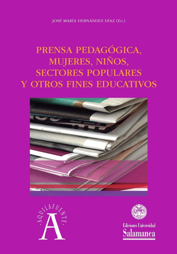 Vorderes Coverbild Prensa pedagógica, mujeres, niños, sectores populares y otros fines educativos