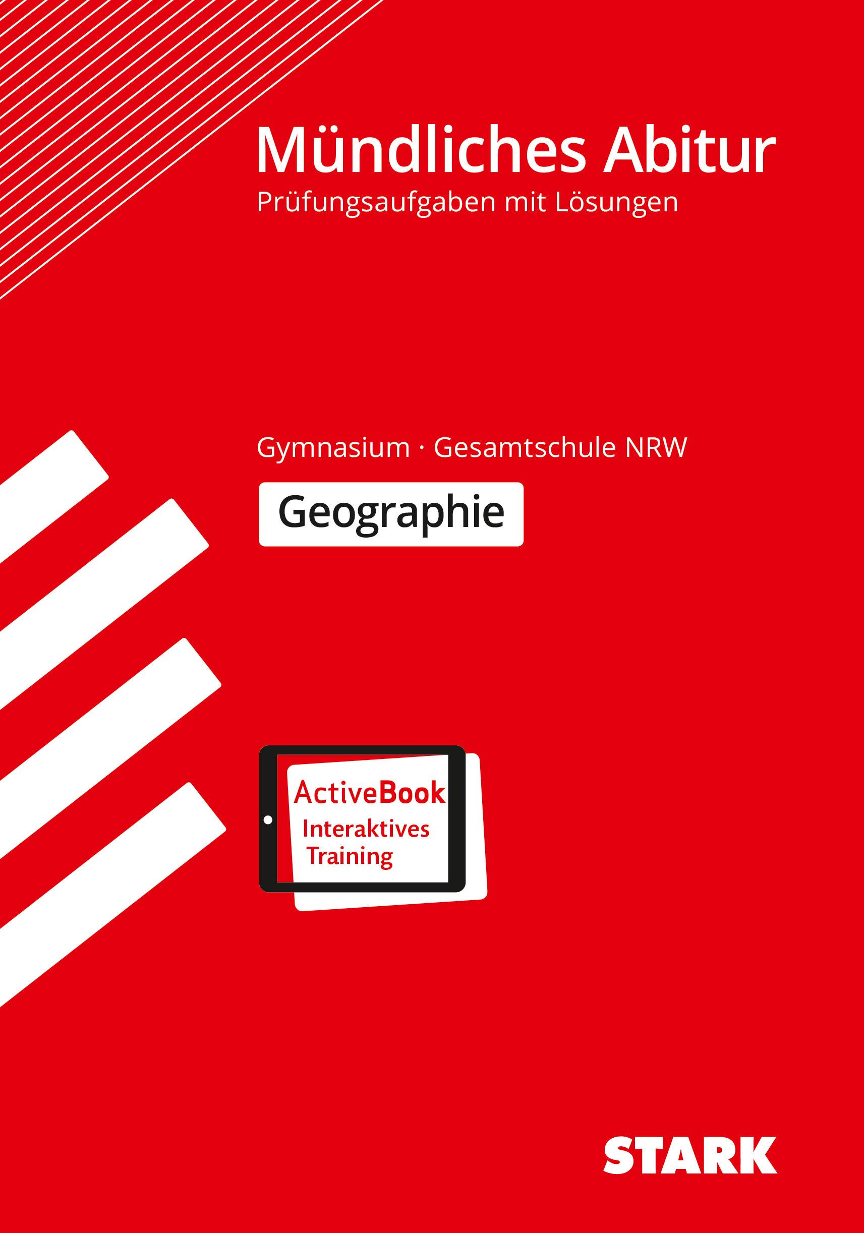 Vorderes Coverbild STARK Mündliche Abiturprüfung NRW - Geographie