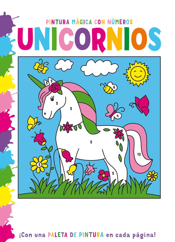 Vorderes Coverbild Unicornios : pintura mágica con números