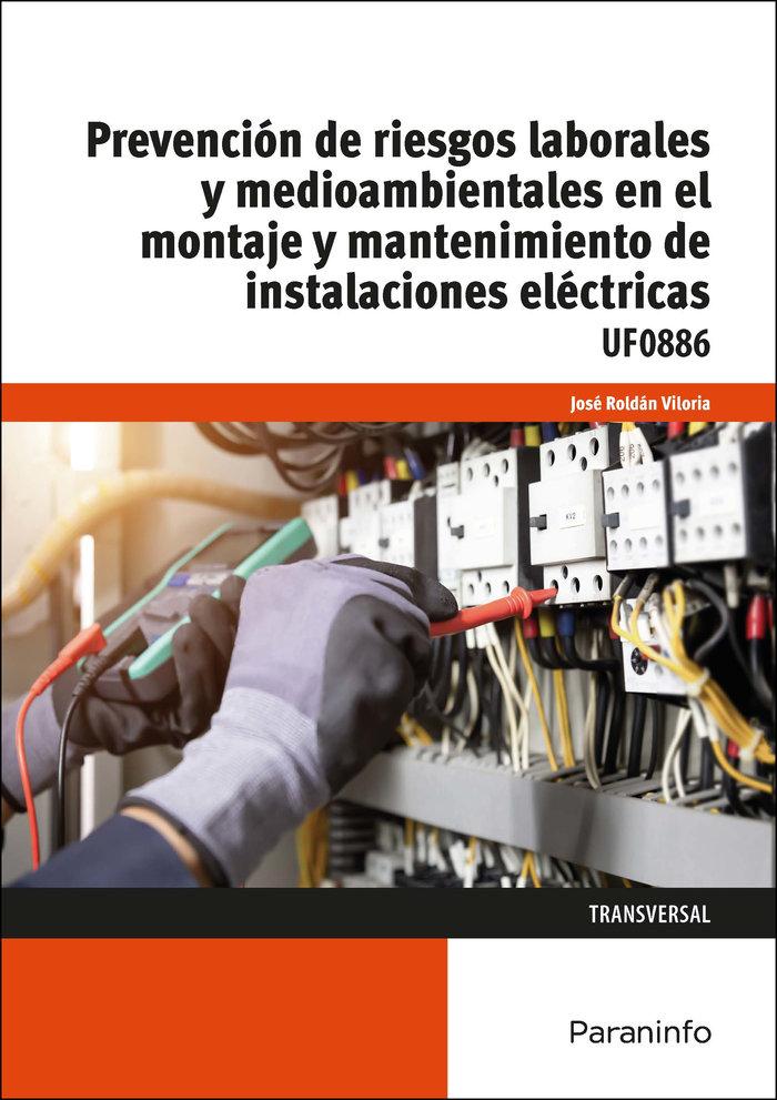 Vorderes Coverbild Prevención de riesgos laborales y medioambientales en el montaje y mantenimiento de instalaciones eléctricas