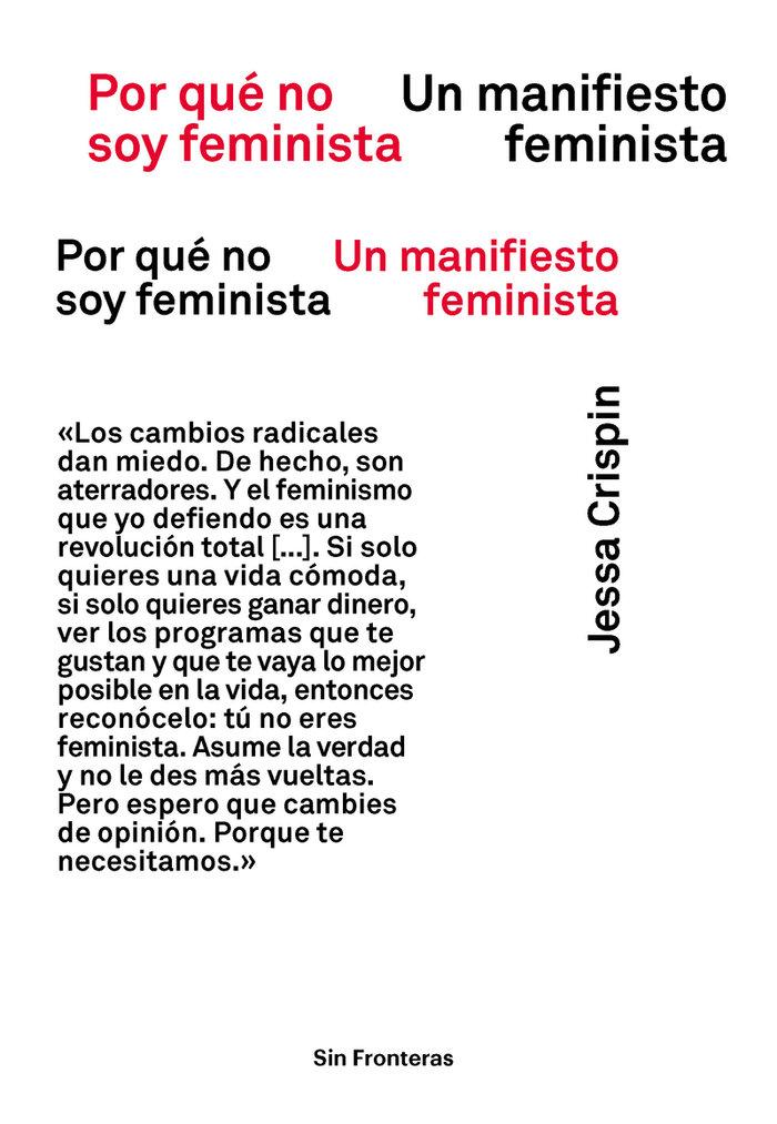 Vorderes Coverbild Por qué no soy feminista