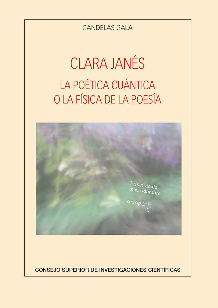 Vorderes Coverbild Clara Janés : la poética cuántica o la física de la poesía