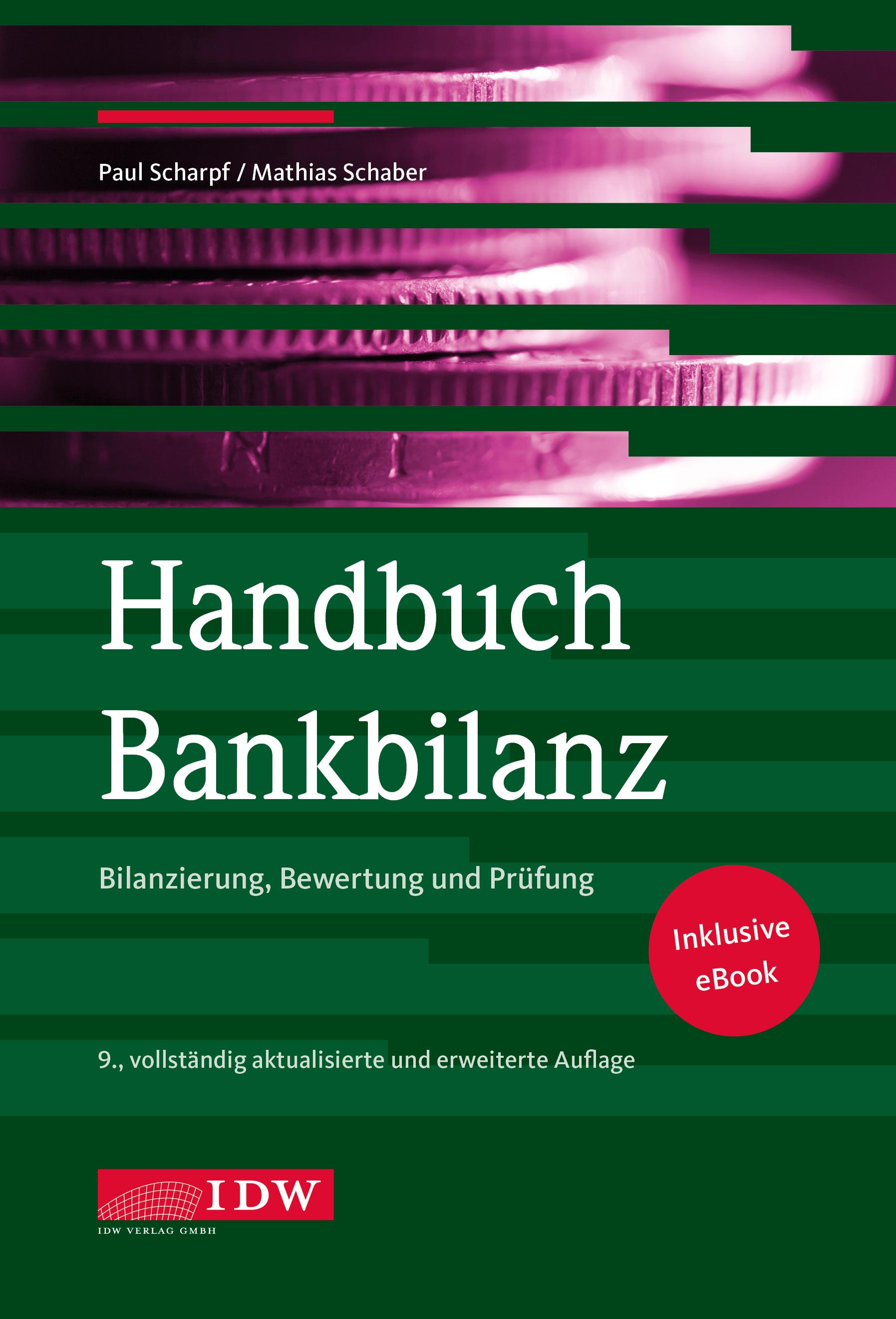 Vorderes Coverbild Handbuch Bankbilanz, 9. Auflage