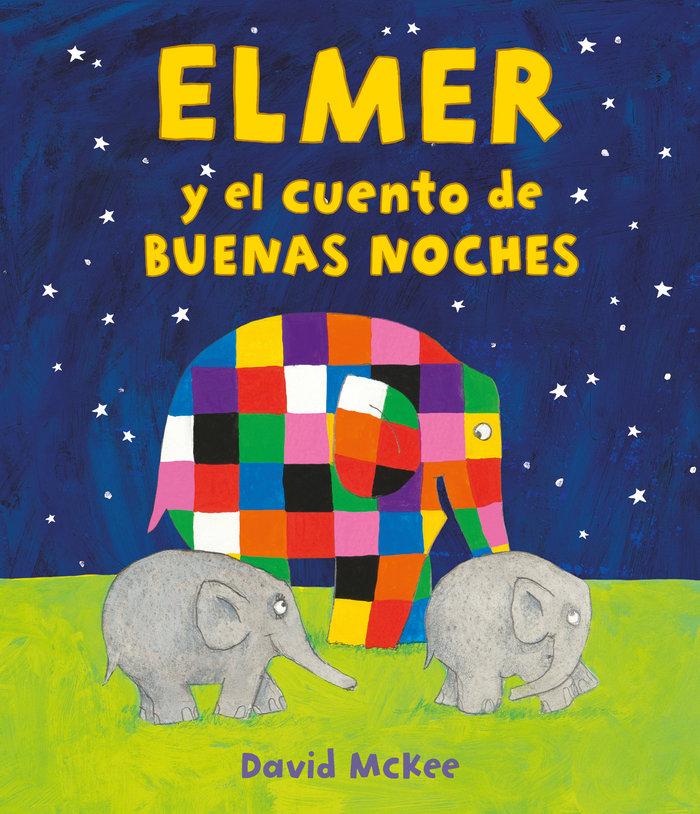 Vorderes Coverbild Elmer y el cuento de buenas noches (Elmer. Álbum ilustrado)