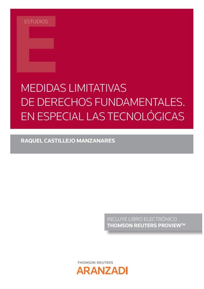 Vorderes Coverbild Medidas limitativas de derechos fundamentales : en especial las tecnológicas