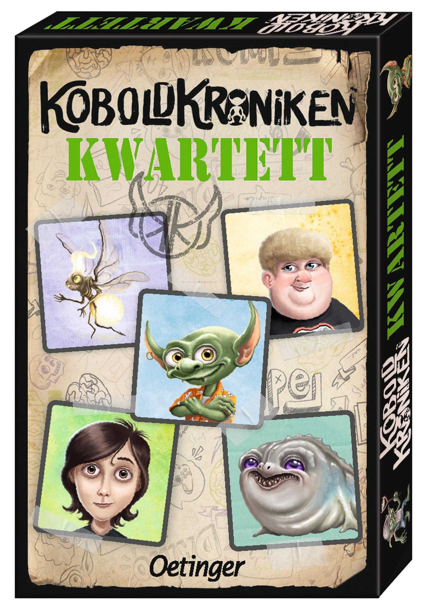 Vorderes Coverbild KoboldKroniken. Kwartett