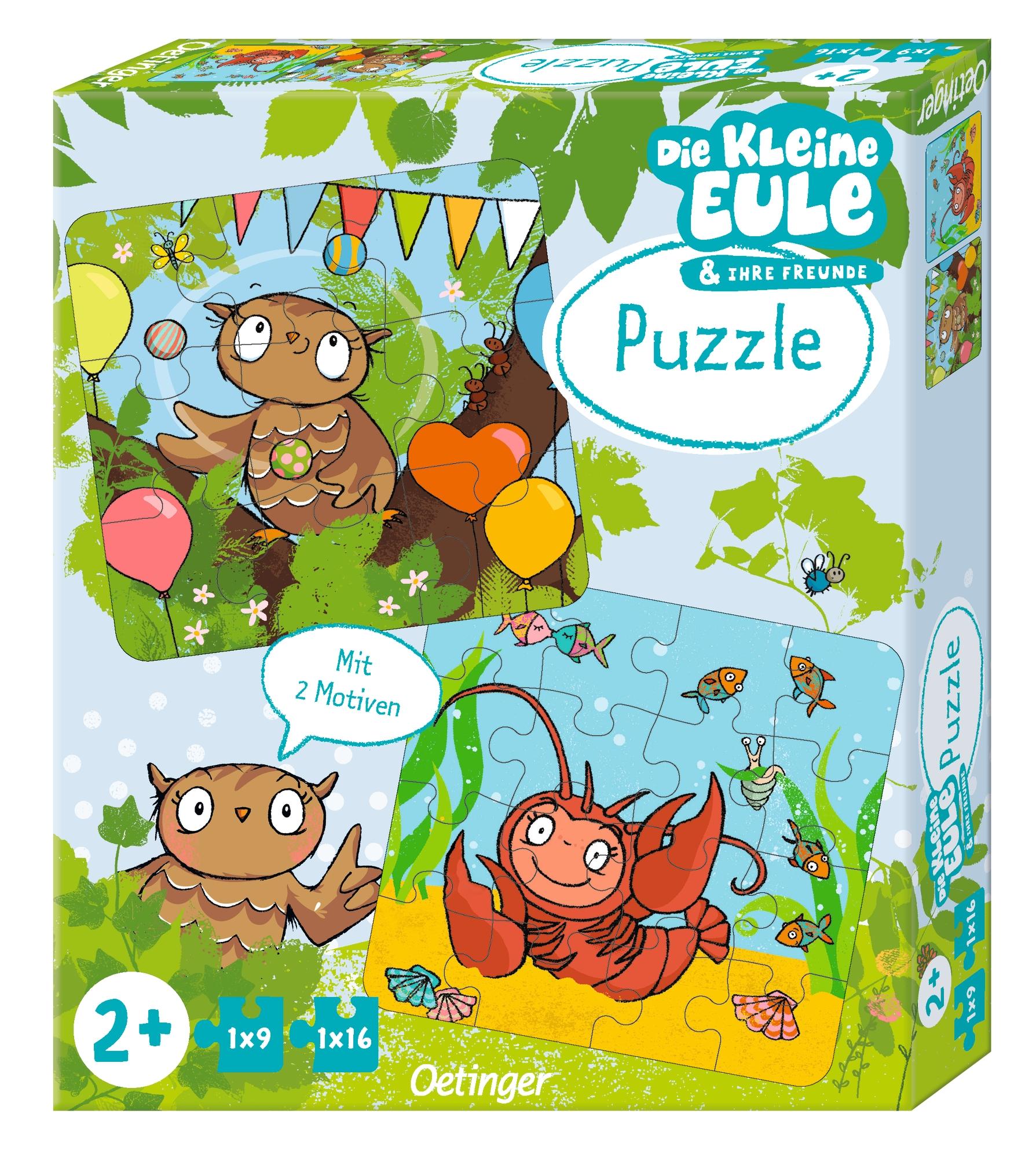 Vorderes Coverbild Die kleine Eule. Puzzle
