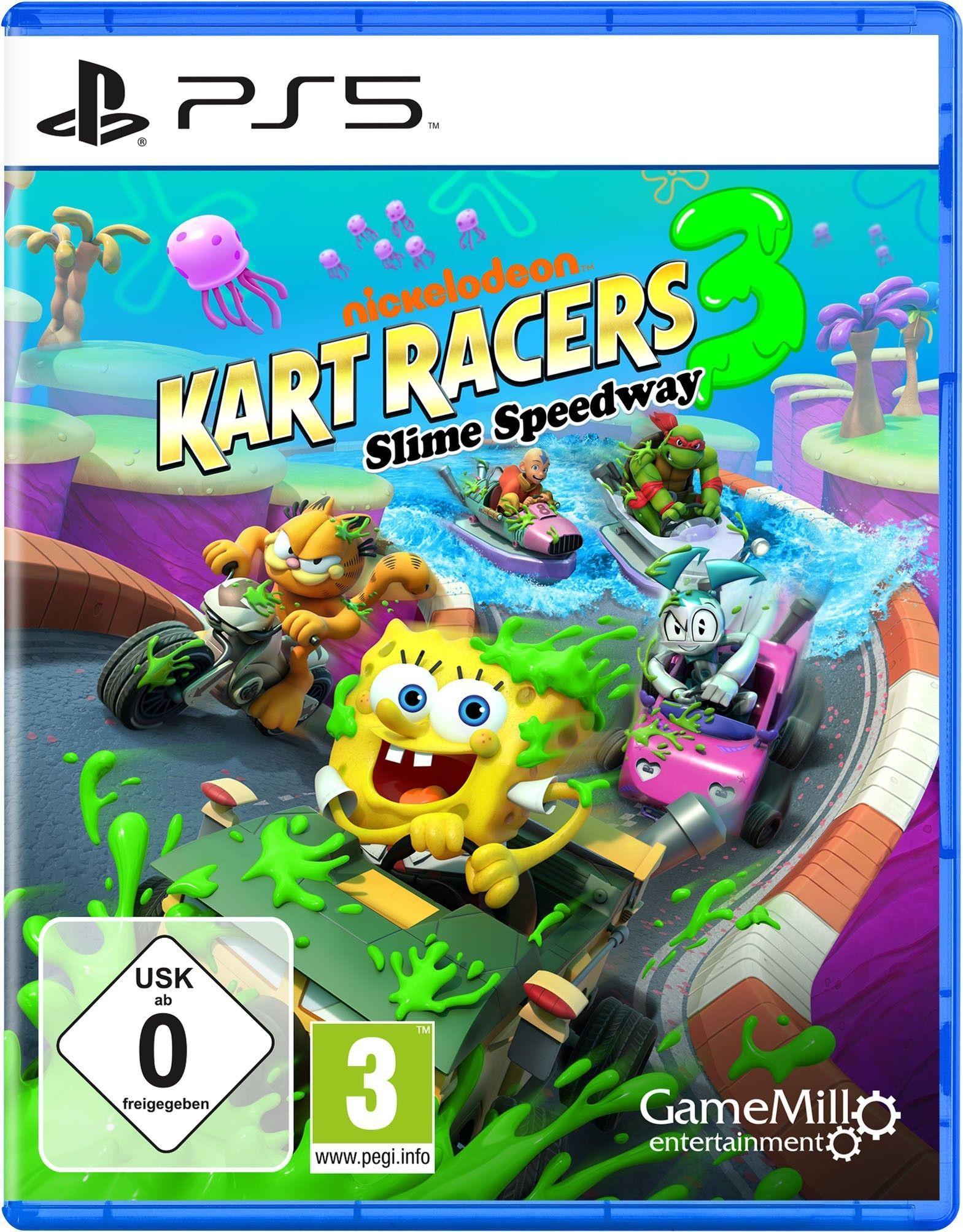 Vorderes Coverbild Nickelodeon Kart Racers 3 - Slime Speedway (PlayStation PS5)