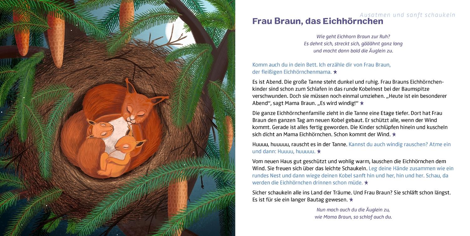 Beispielinhalt (Bild) FamilyFlow. Schlaf ein wie dein Lieblingstier