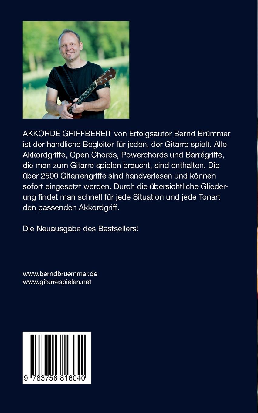 Rückseitencover Akkorde griffbereit