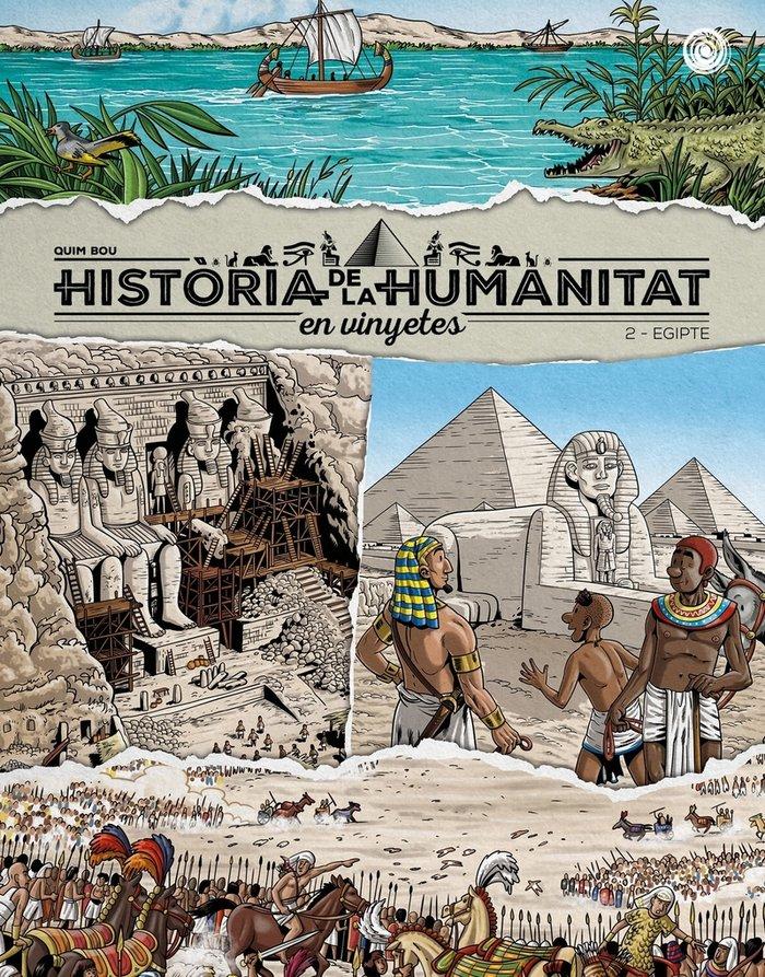 Vorderes Coverbild História de la humanitat en vinyetes vol. 2. Egipte