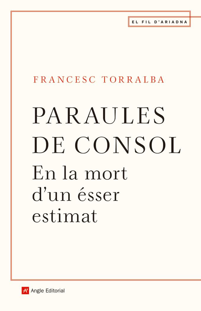 Vorderes Coverbild Paraules de consol : En la mort d'un ésser estimat