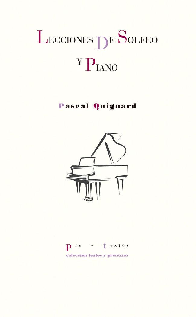 Vorderes Coverbild Lecciones de solfeo y piano