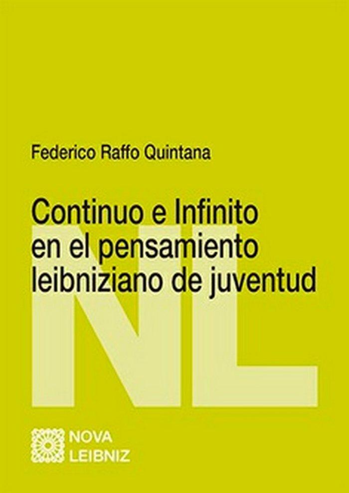 Vorderes Coverbild Continuo e infinito en el pensamiento leibniziano de juventud