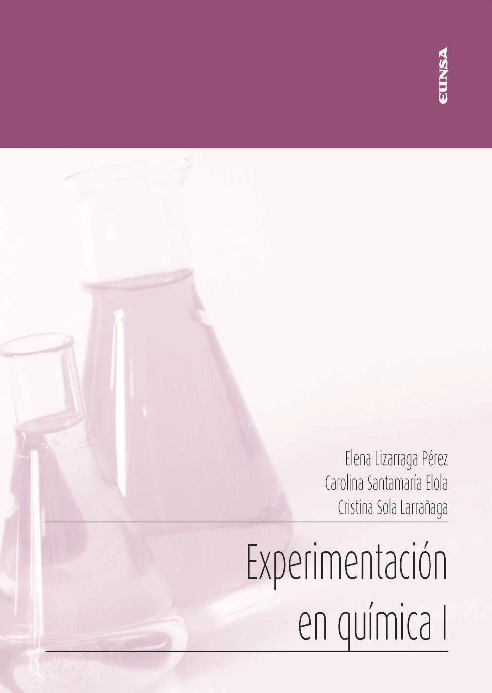 Vorderes Coverbild Experimentación en química I