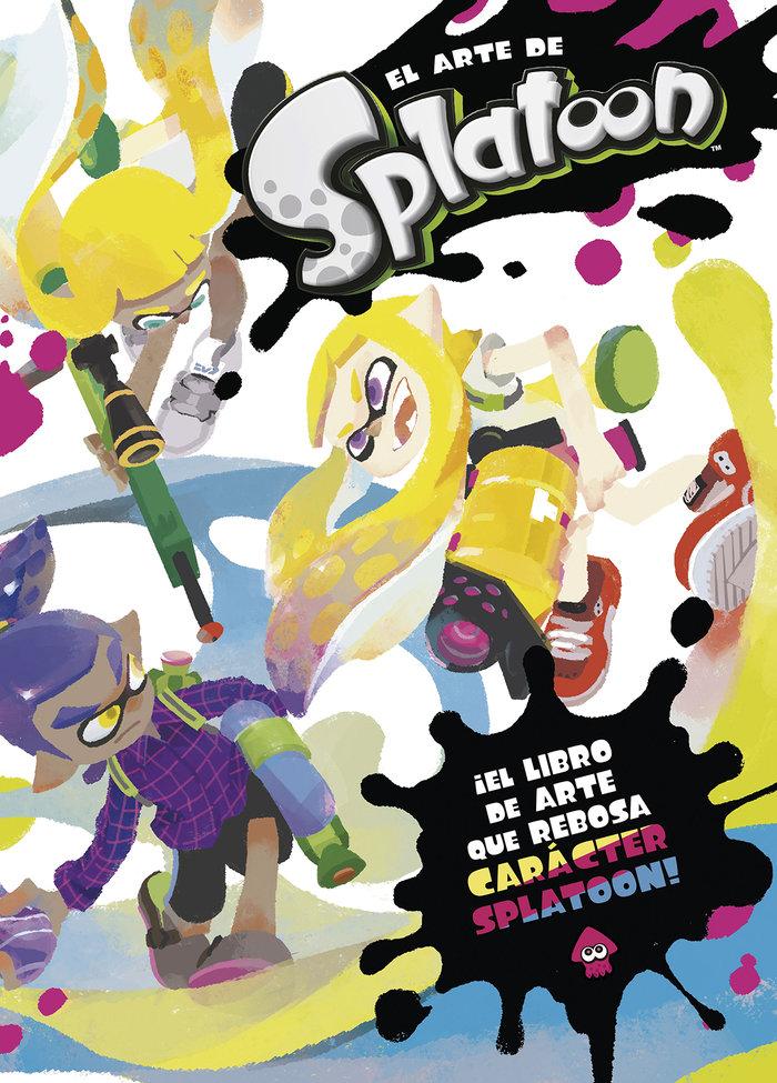 Vorderes Coverbild El arte de Splatoon