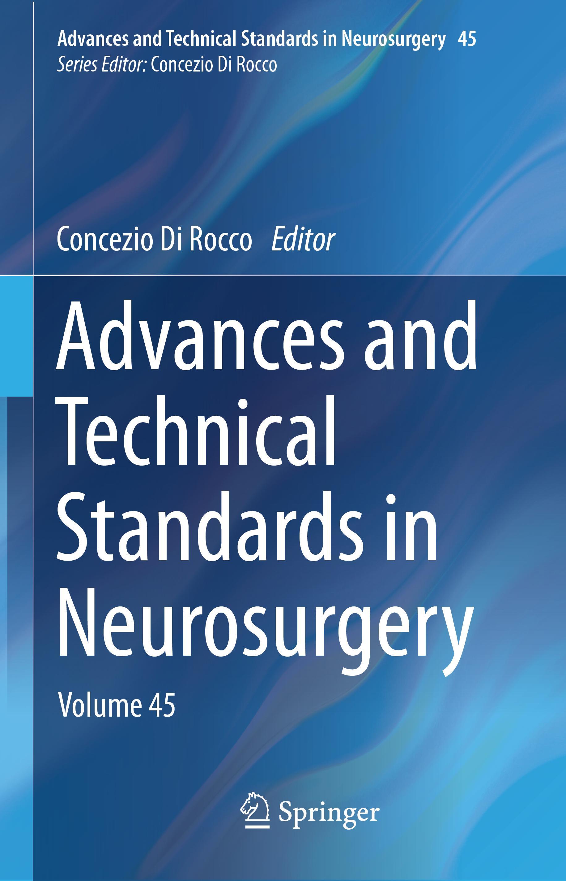Vorderes Coverbild Advances and Technical Standards in Neurosurgery