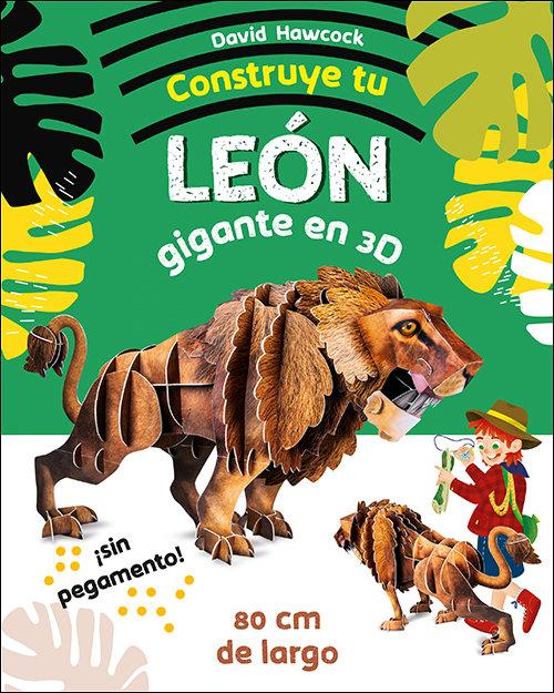 Vorderes Coverbild Construye tu león gigante en 3D