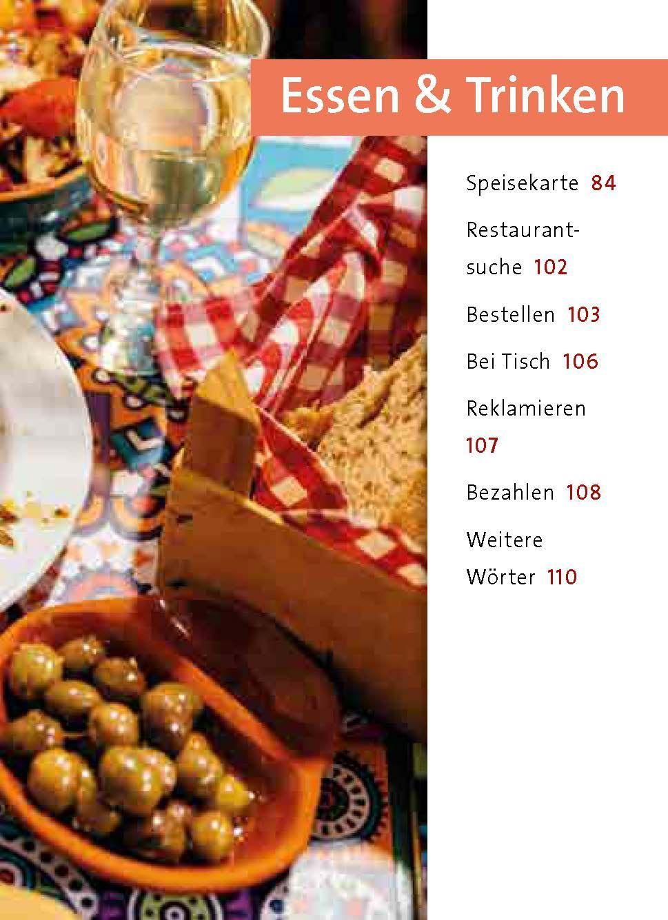 Beispielinhalt (Bild) Langenscheidt Universal-Sprachführer Portugiesisch