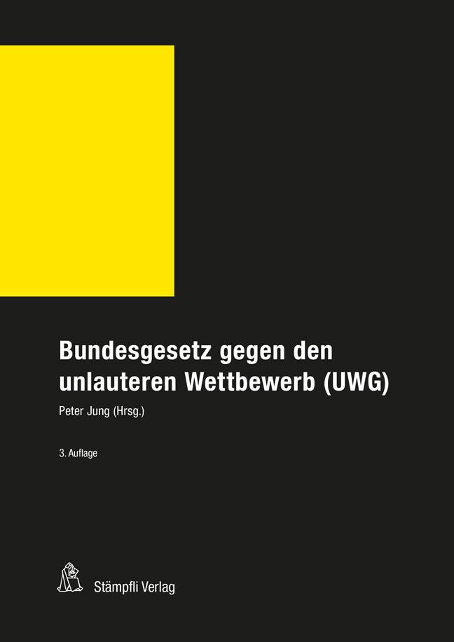 Vorderes Coverbild Bundesgesetz gegen den unlauteren Wettbewerb (UWG)