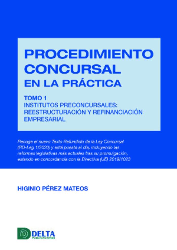 Vorderes Coverbild Procedimiento concursal en la práctica Tomo I