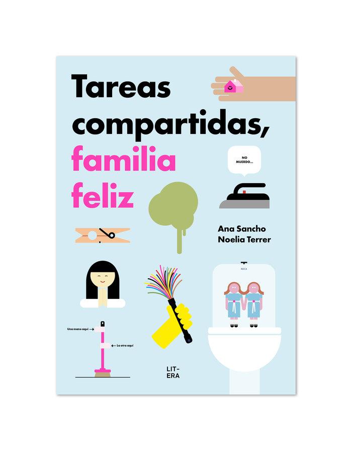 Vorderes Coverbild Tareas compartidas, familia feliz