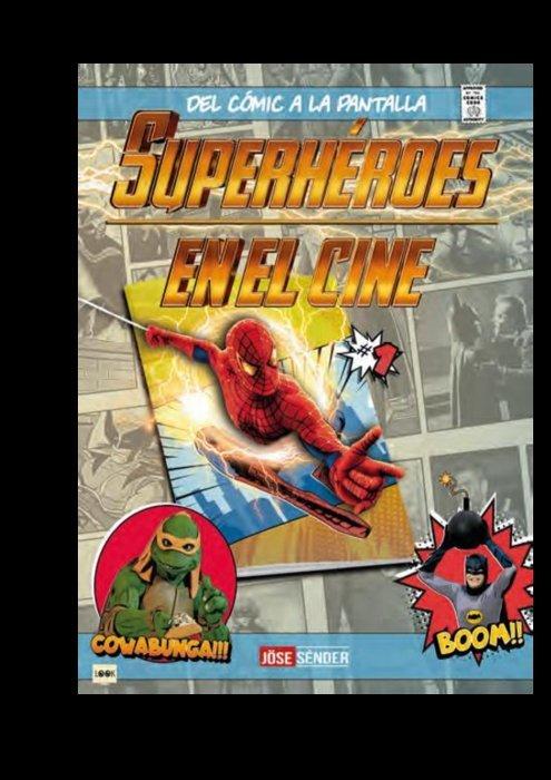 Vorderes Coverbild Superhéroes En El Cine